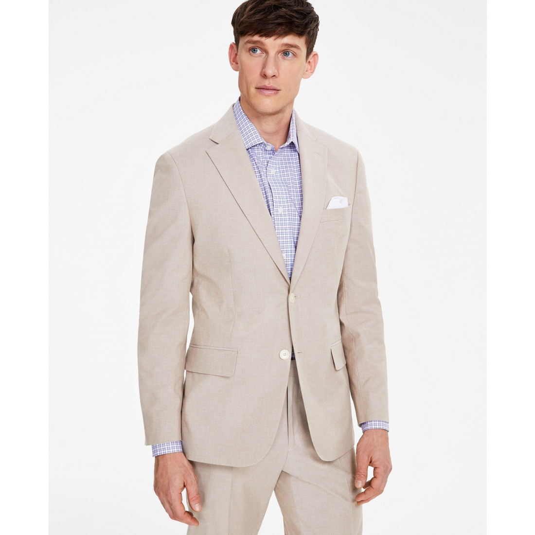 Veste de Costume 'Modern-Fit TH Flex Stretch Chambray Suit Separate Jacket' pour Hommes