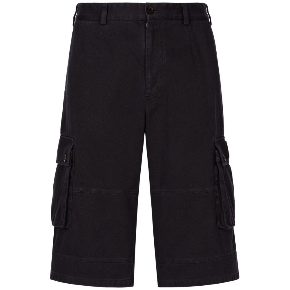 Bermuda cargo 'Logo-Appliqué' pour Hommes