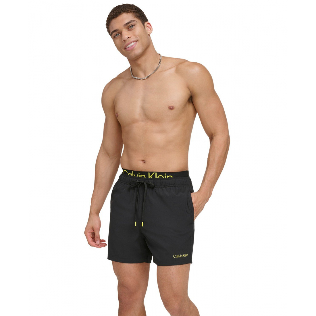 Hommes's 'Logo Elastic Waist Modern Euro' Short de bain