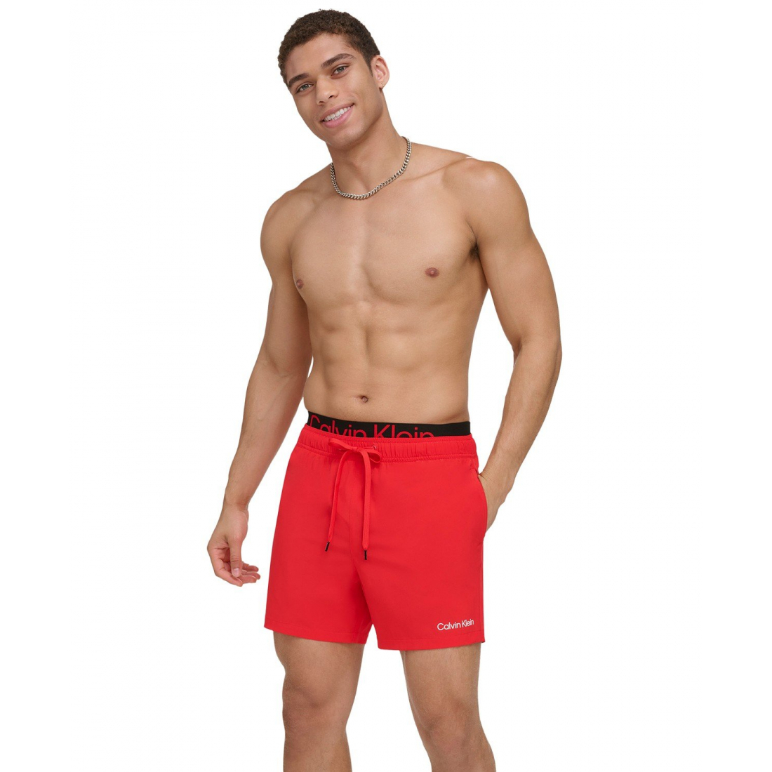 Hommes's 'Logo Elastic Waist Modern Euro' Short de bain