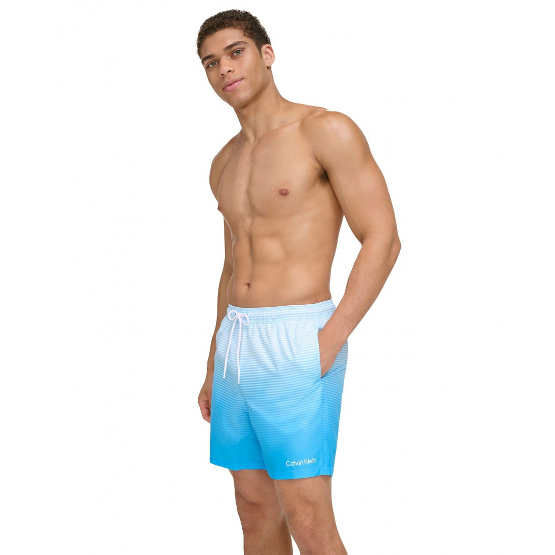 Hommes's 'Gradient Striped' Short de bain