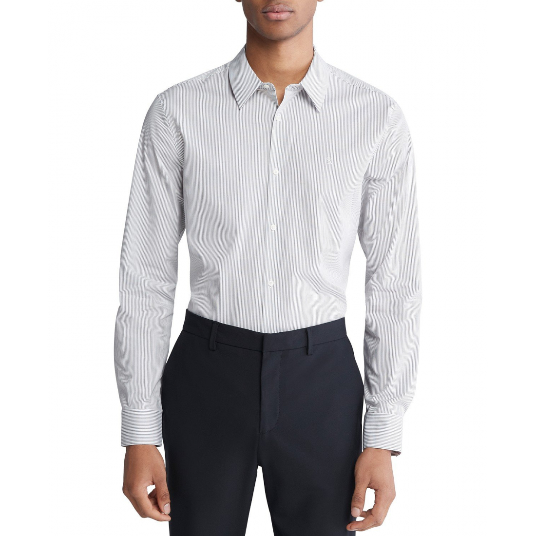 Men's 'Striped Stretch Button-Front' Shirt
