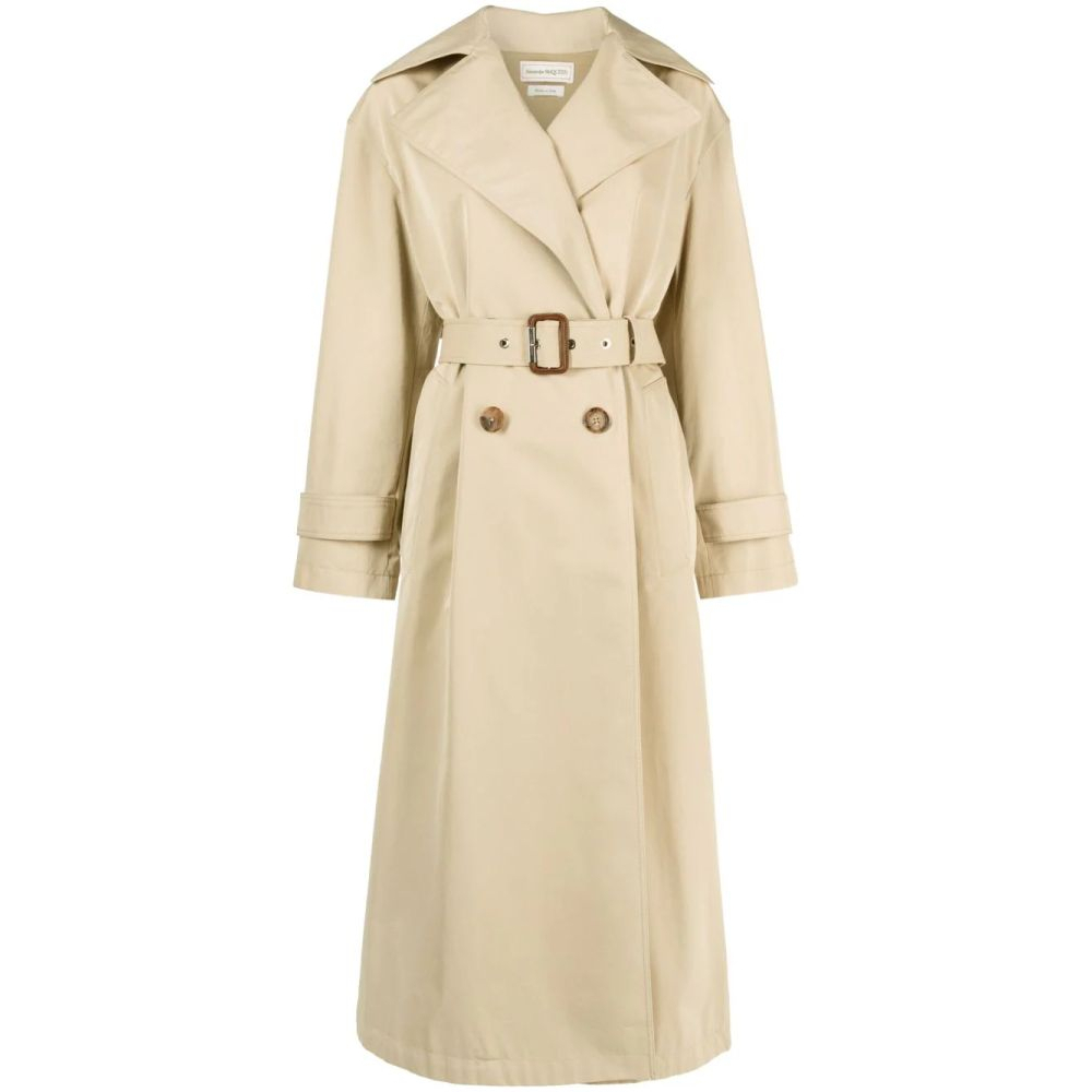 Trench 'Cocoon-Sleeved Belted' pour Femmes