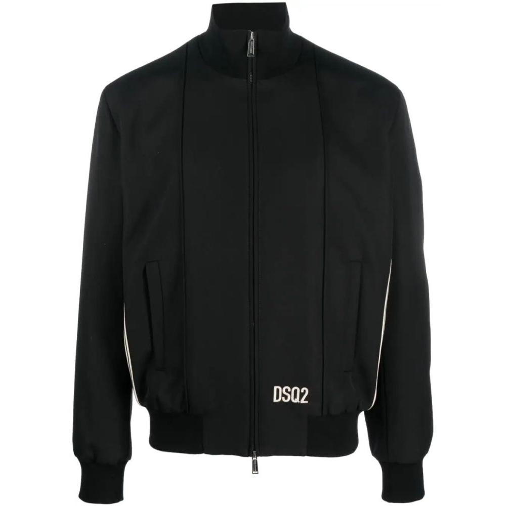 Blouson bomber 'Logo-Embroidered' pour Hommes