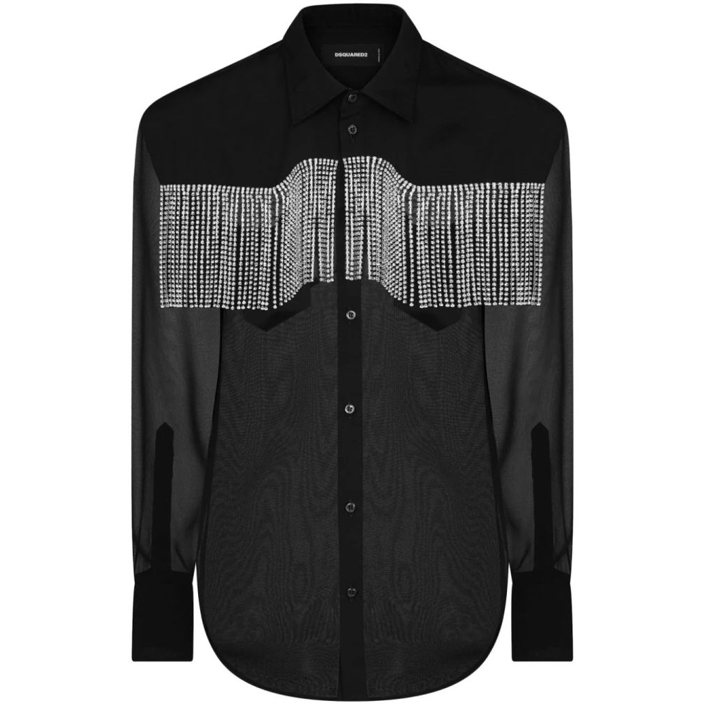 Chemise 'Fringed Panelled' pour Femmes