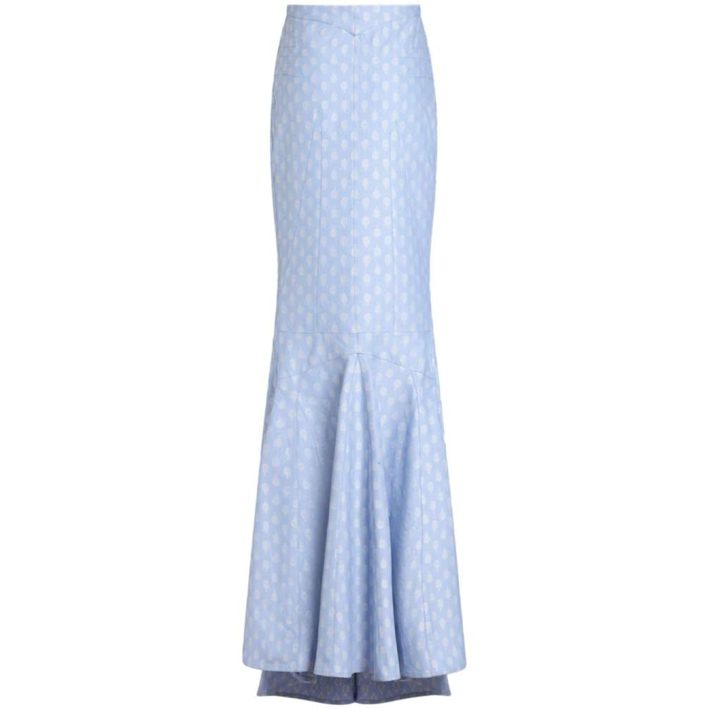 Jupe Maxi 'Patterned Mermaid' pour Femmes