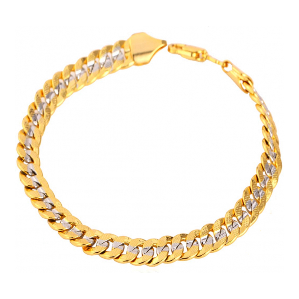 Women's 'Italian Two Tone Link' Bracelet