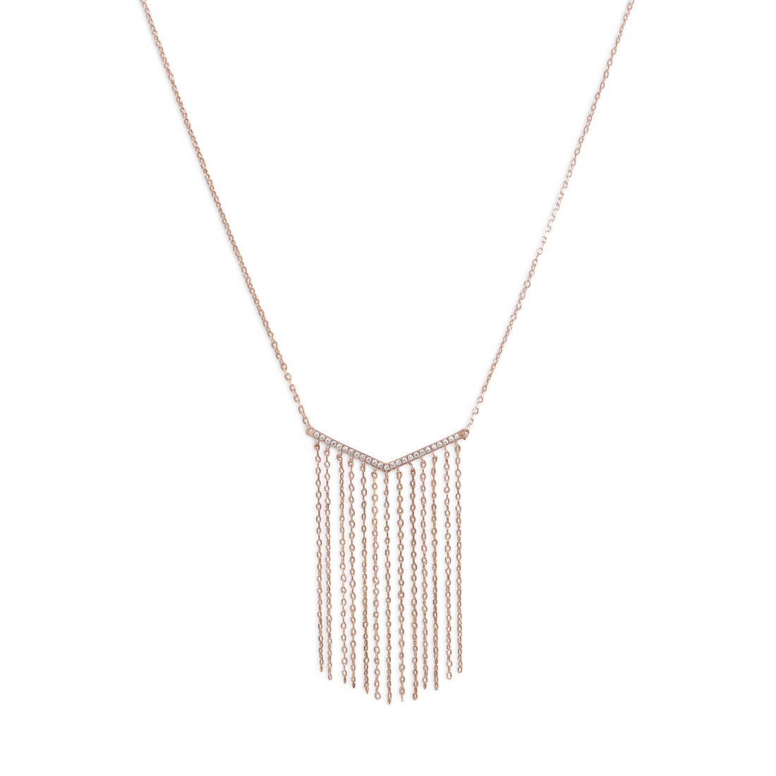 Collier 'Fringe Embelished' pour Femmes