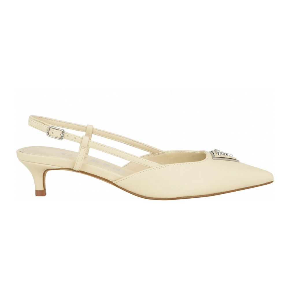 Women's 'Jesson Logo Slingback Kitten Heel Pumps' Slingback Pumps