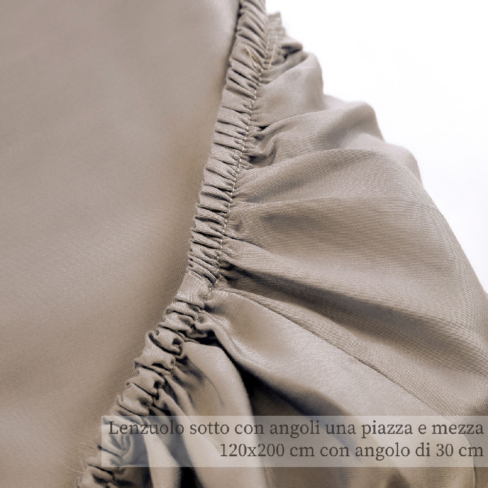 'Satin' Square and a Half Fitted Sheet