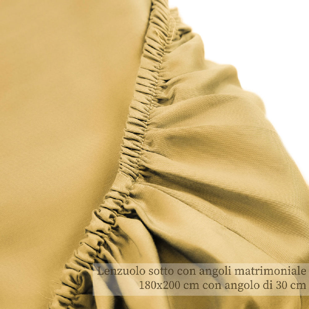 'Satin' Double Fitted Sheet