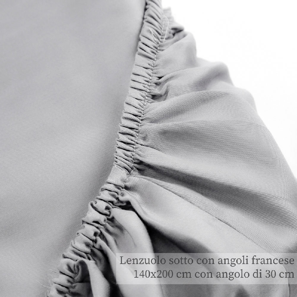 'Satin' French Size Fitted Sheet