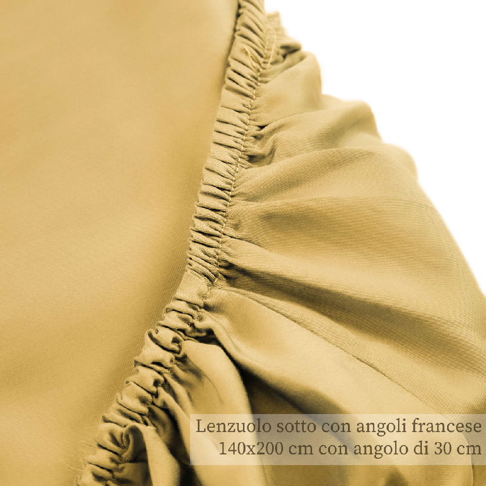 'Satin' French Size Fitted Sheet