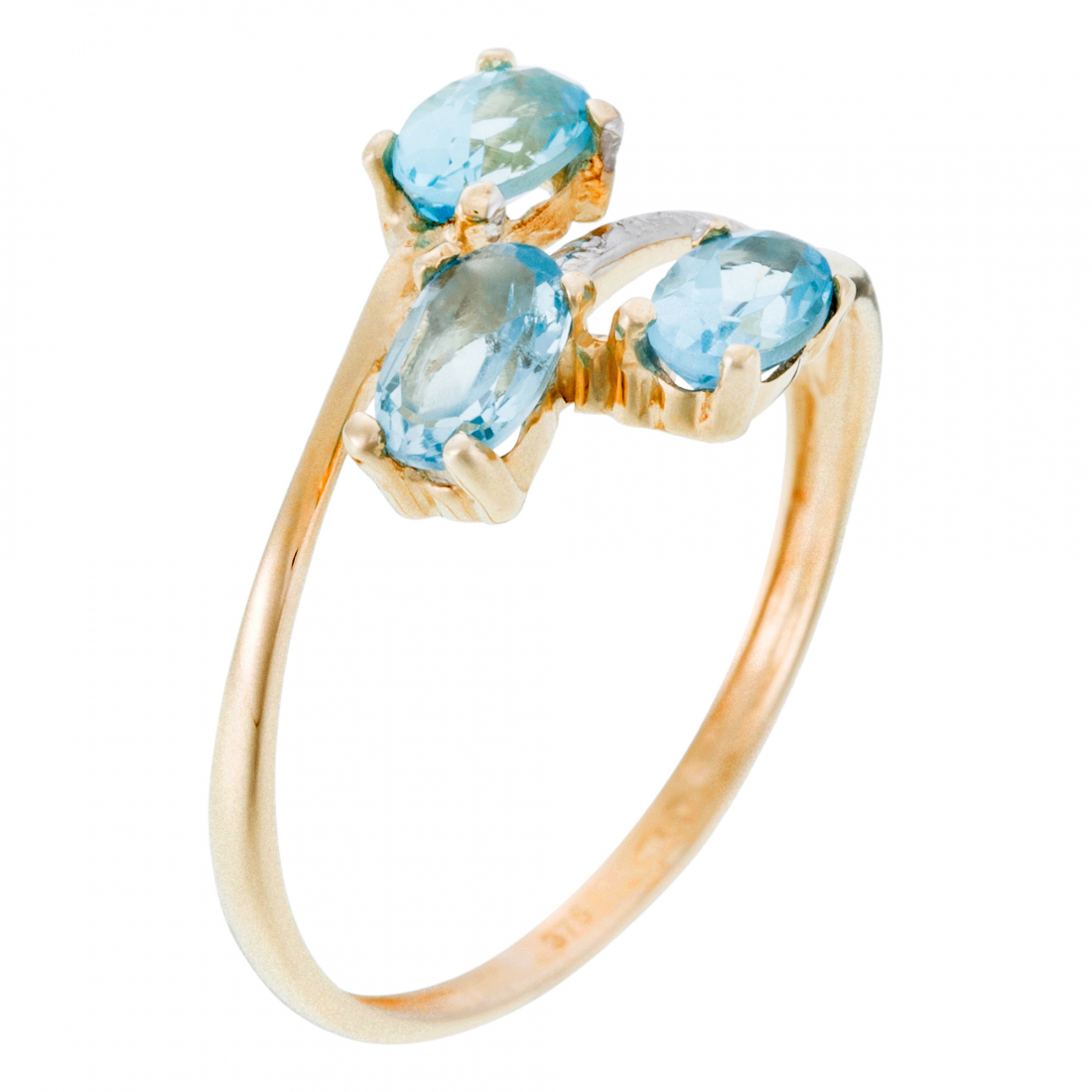 Bague 'Chemin Bleu' pour Femmes