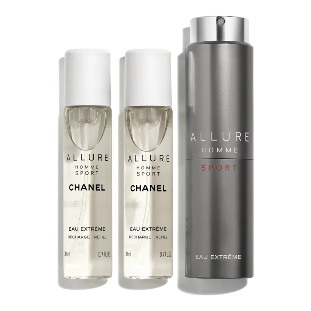 Coffret de parfum 'Allure Homme Sport Eau Extrême Twist & Spray' - 20 ml, 3 Pièces