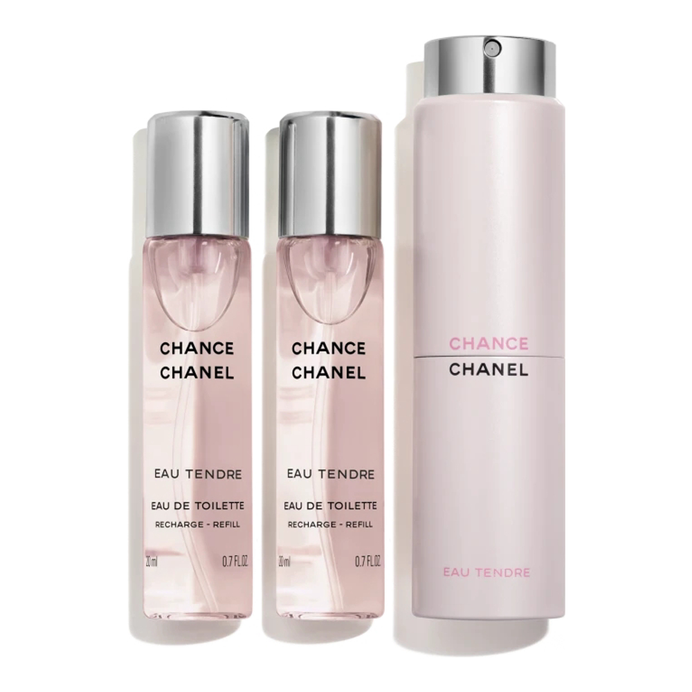 Coffret de parfum 'Chance Eau Tendre Twist & Spray' - 20 ml, 3 Pièces