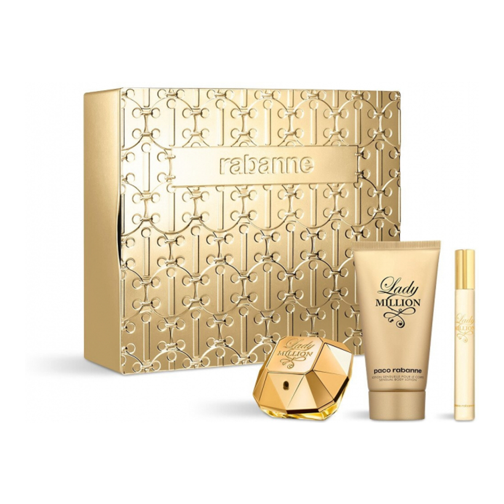 Coffret de parfum 'Lady Million' - 3 Pièces