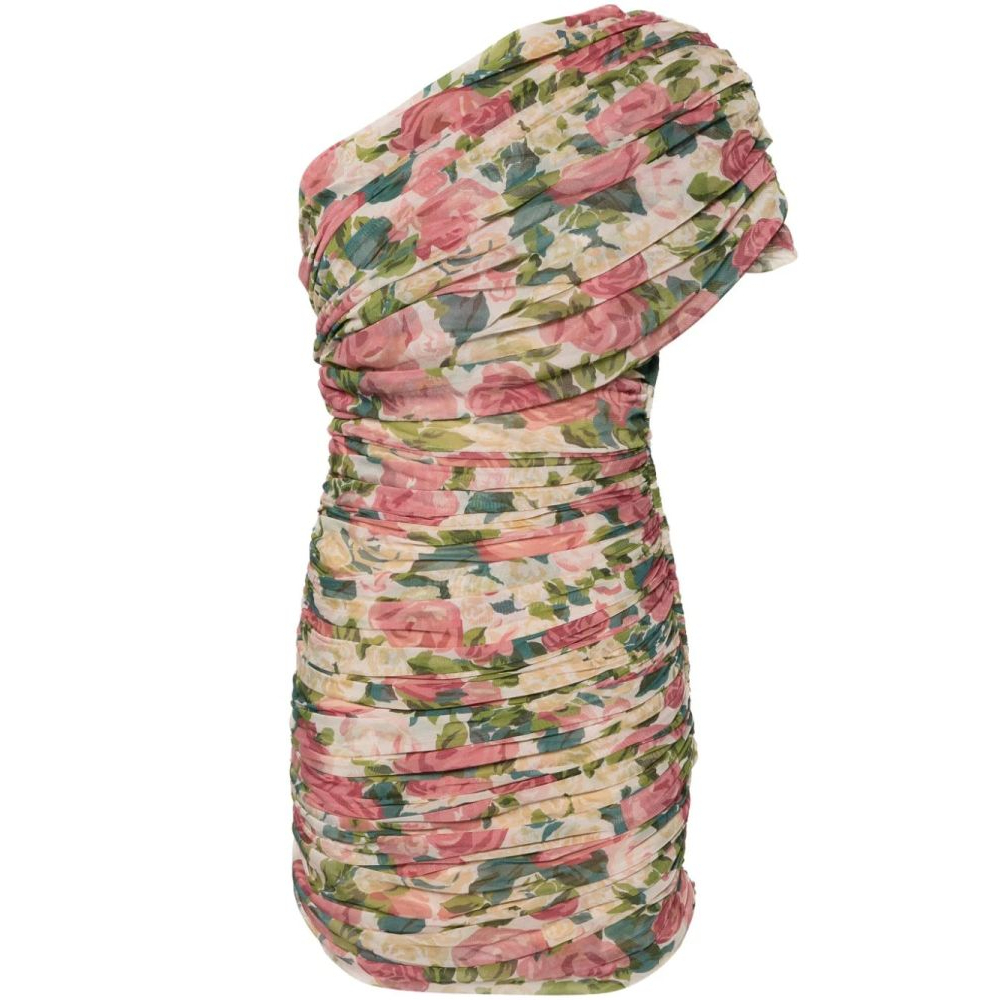 Robe à une épaule 'Floral Tulle' pour Femmes