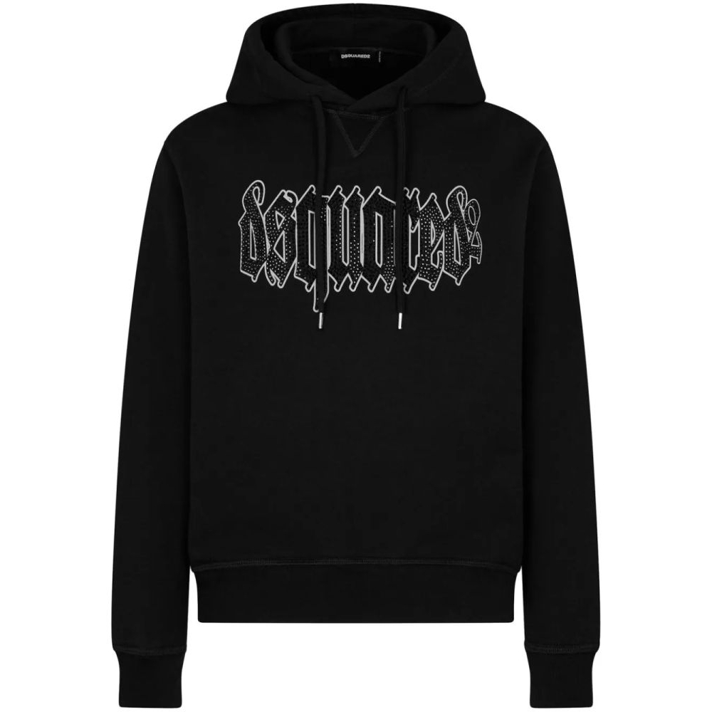 Sweatshirt à capuche  'Stud-Embellished Logo' pour Hommes