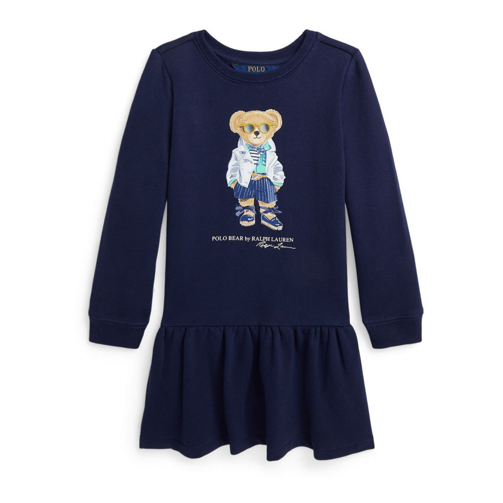 Robe à manches longues 'Polo Bear' pour Bambins & petites filles