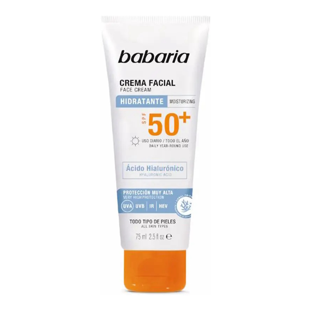 Solar Hyaluronic Acid SPF50+' Face Cream - 75 ml