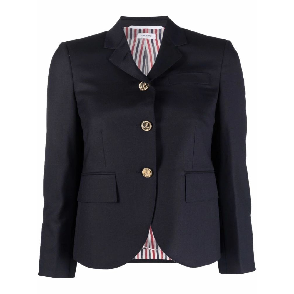 Blazer 'Cropped Single-Breasted' pour Femmes