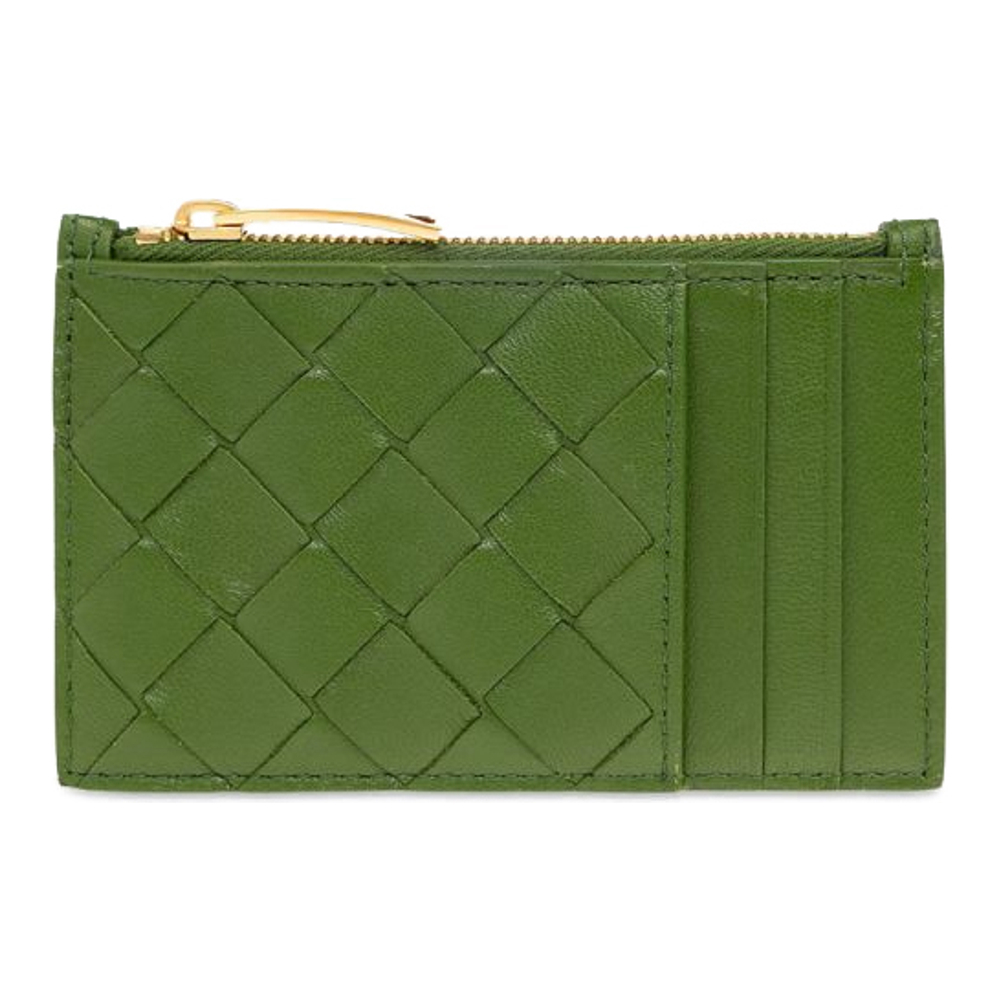 Women's 'Intrecciato' Card Holder
