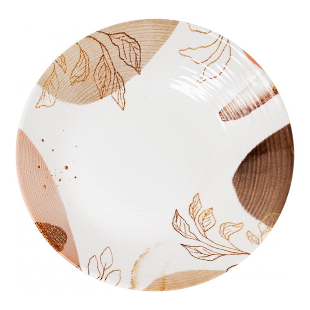 'Sumi Glazed' Soup Plate Set - 23.5 cm - 6 Pieces