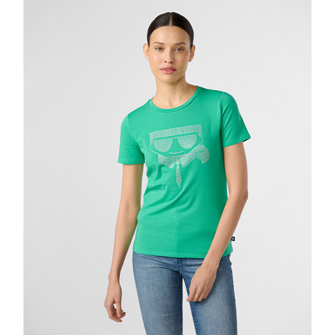 T-shirt 'Sequin Head Logo' pour Femmes