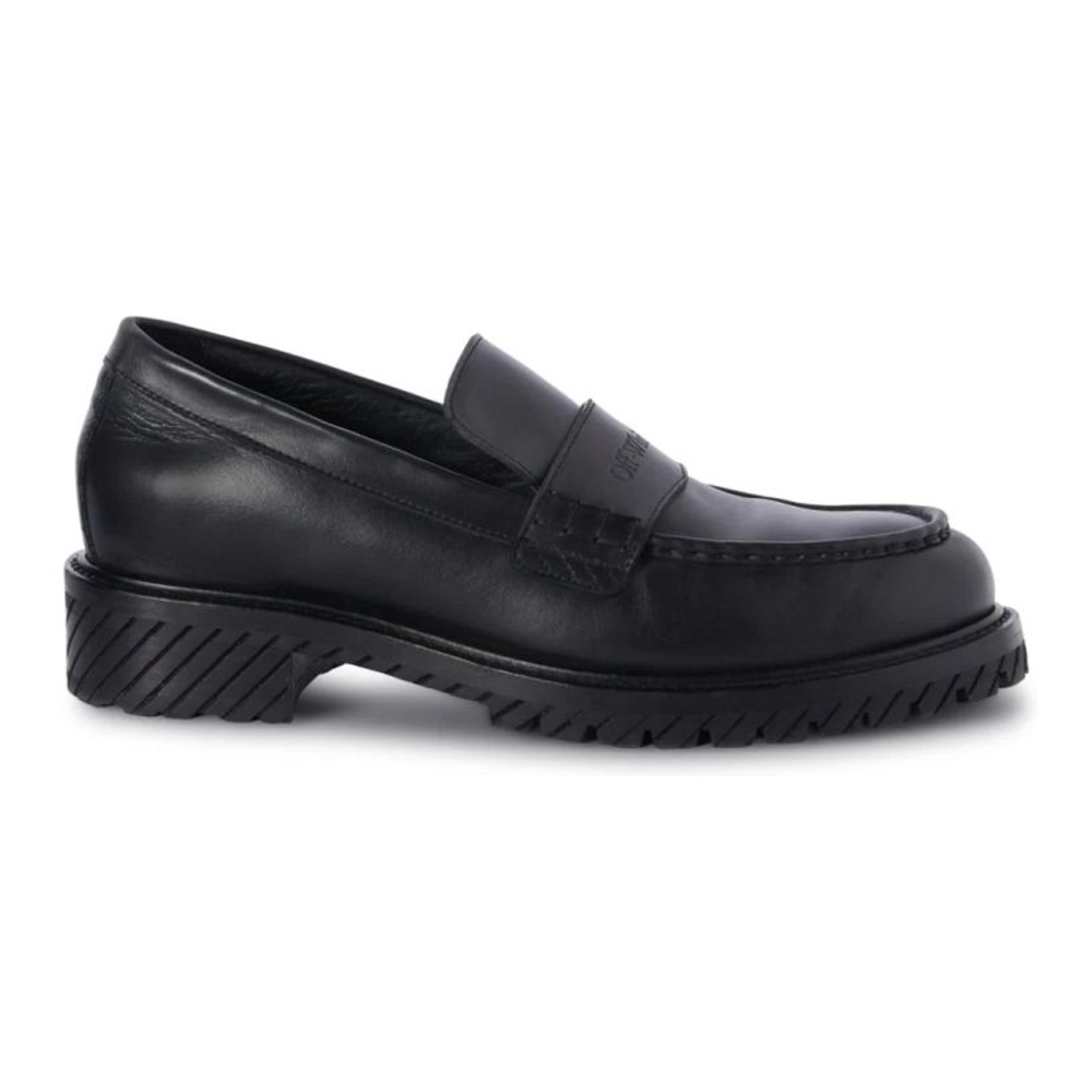 Men's 'Military Logo-Debossed' Loafers