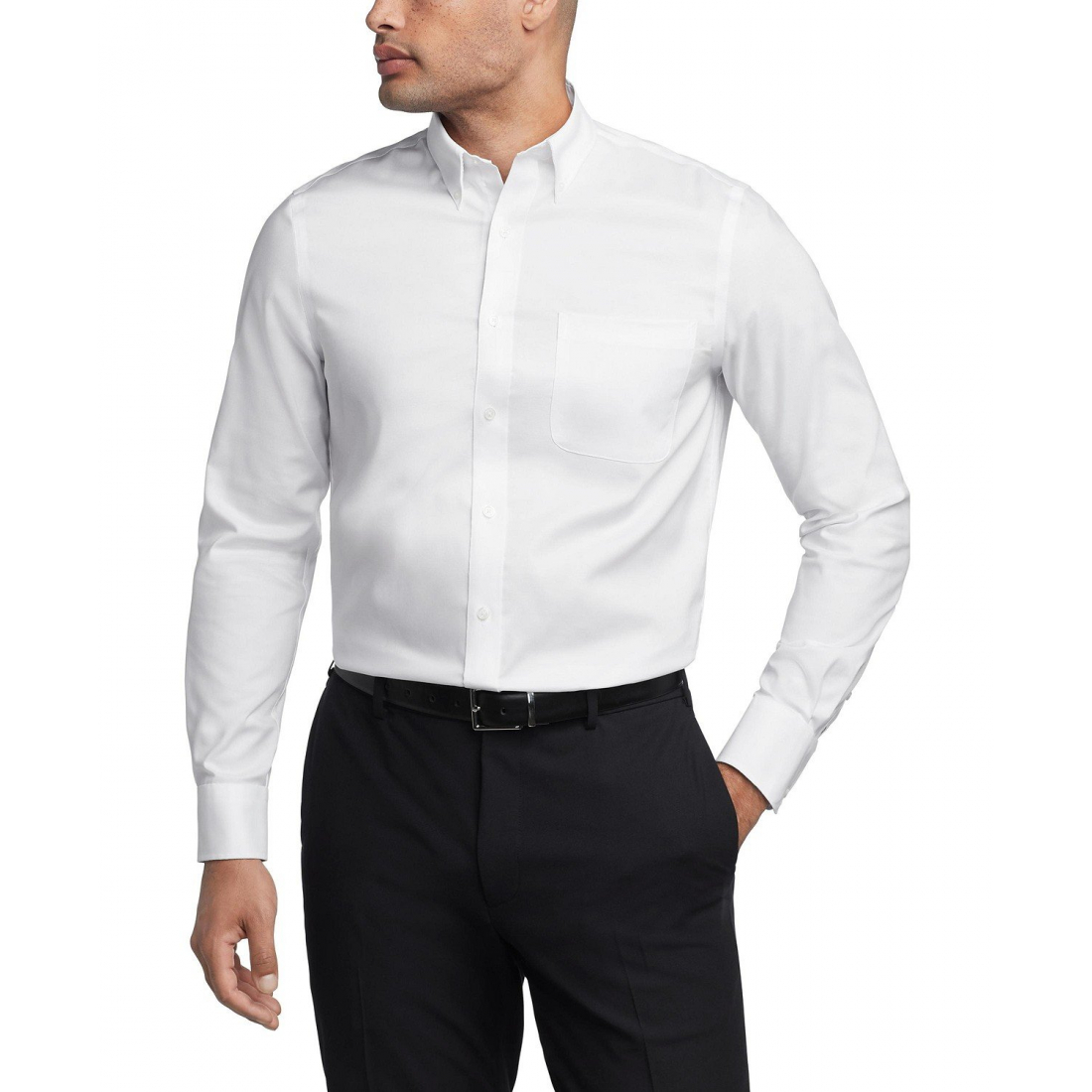 'TH Flex Regular Fit Wrinkle Resistant Stretch Pinpoint Oxford Dr' Hemd für Herren