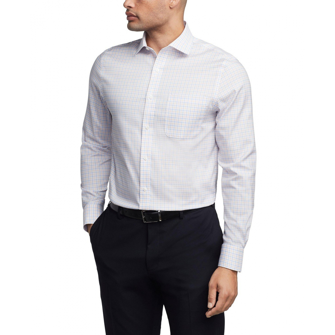 Men's 'TH Flex Wrinkle Resistant Stretch Pinpoint Oxford Dress' Shirt