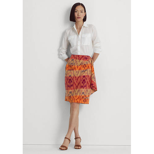 Women's 'Geometric' Wrap Skirt