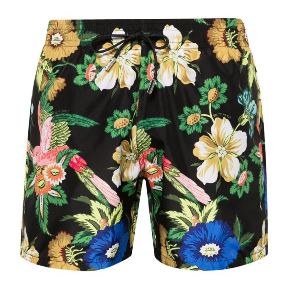 Men's 'Floral-Print' Swimming Shorts
