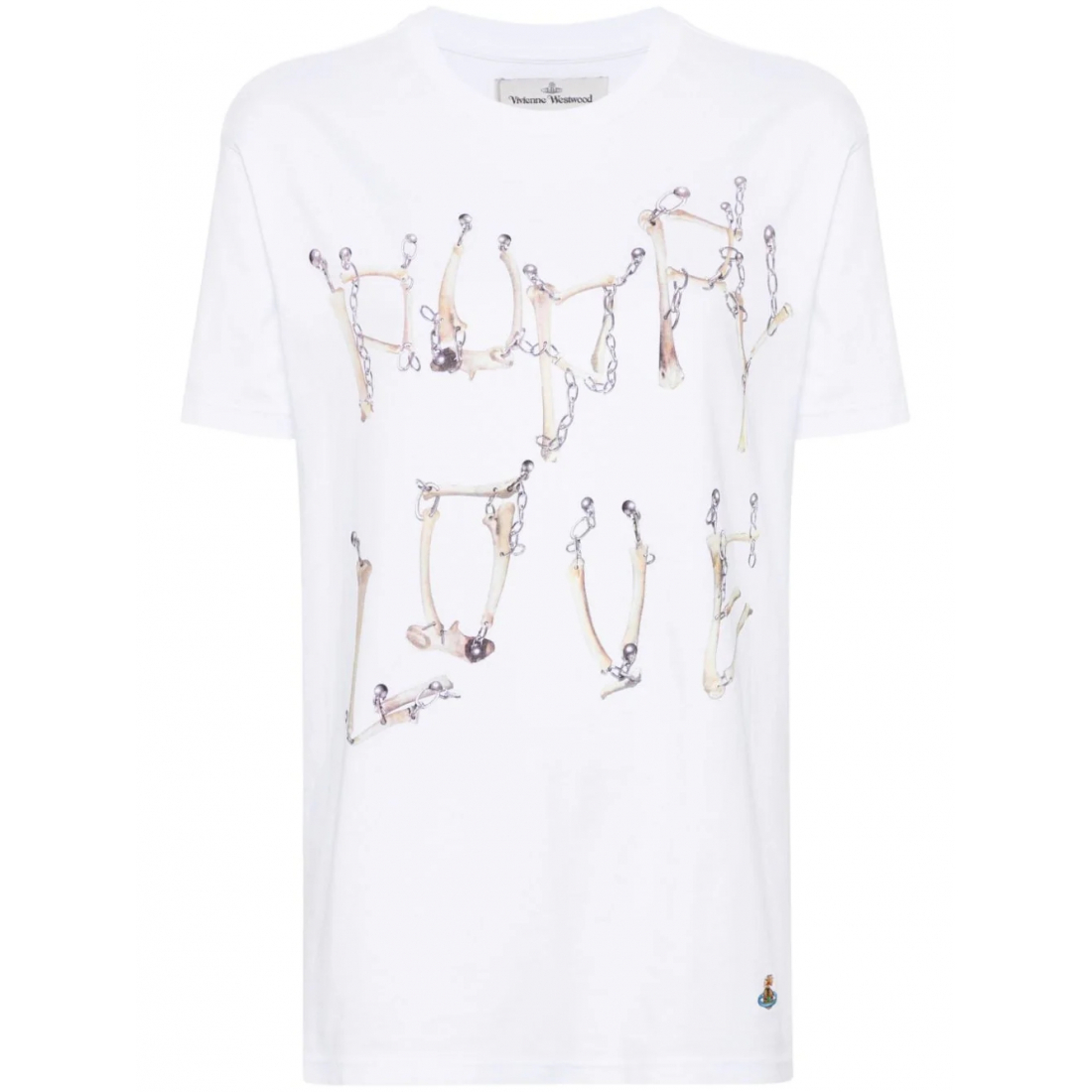 T-shirt 'Bones 'N Chain' pour Femmes