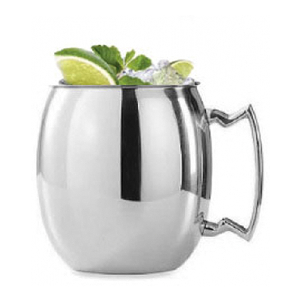 Smooth Inox Mug With Handle