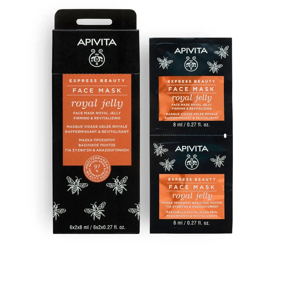 'Express Beauty Firming & Revitalizing' Face Mask - Royal Jelly 8 ml, 2 Pieces