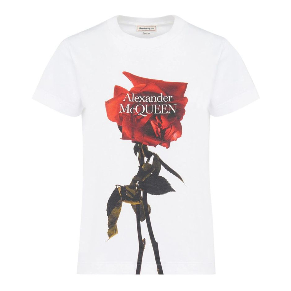 'Shadow Rose' T-Shirt für Damen