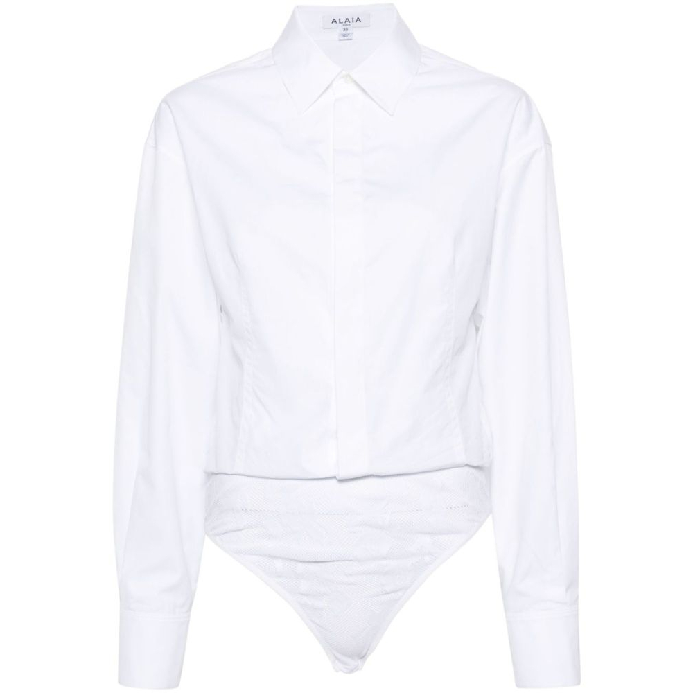Women's 'Pointed-Collar' Bodysuit