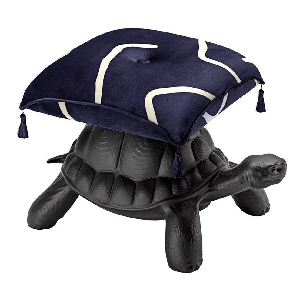 'Turtle Carry' Pouf - 44 cm x 43 cm