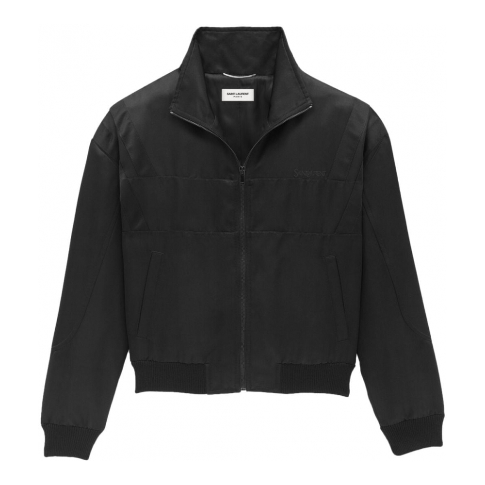 Blouson bomber 'Logo-Embroidered' pour Hommes