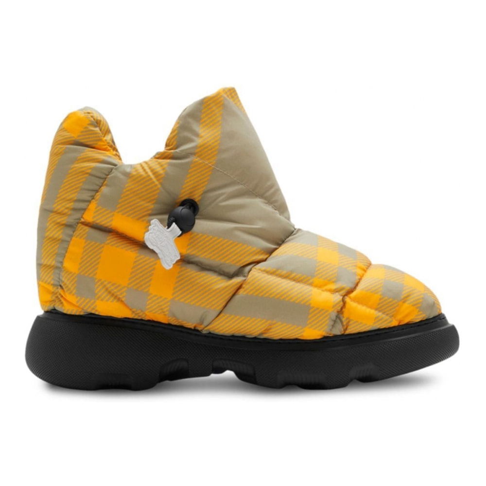 Women's 'Check Pillow Padded' Snow Boots