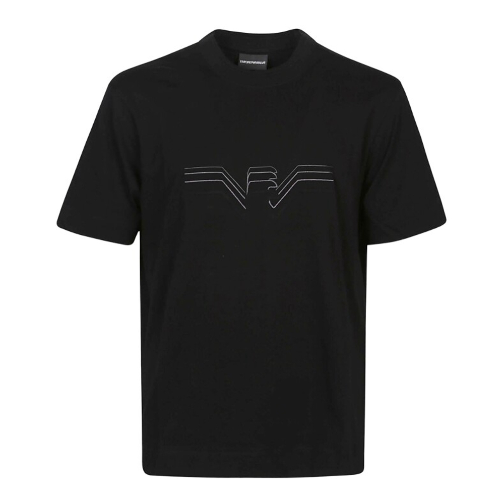 'Logo-Embossed' T-Shirt für Herren