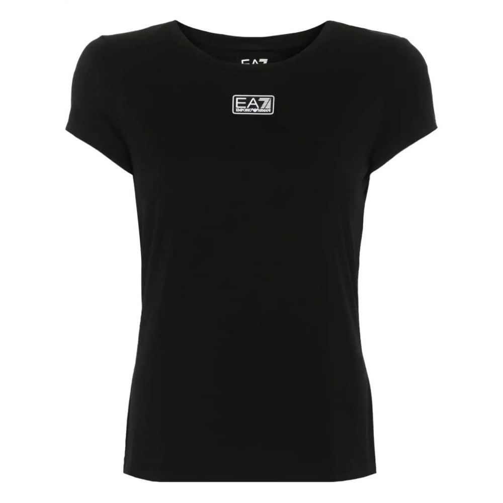'Logo-Trim' T-Shirt für Damen