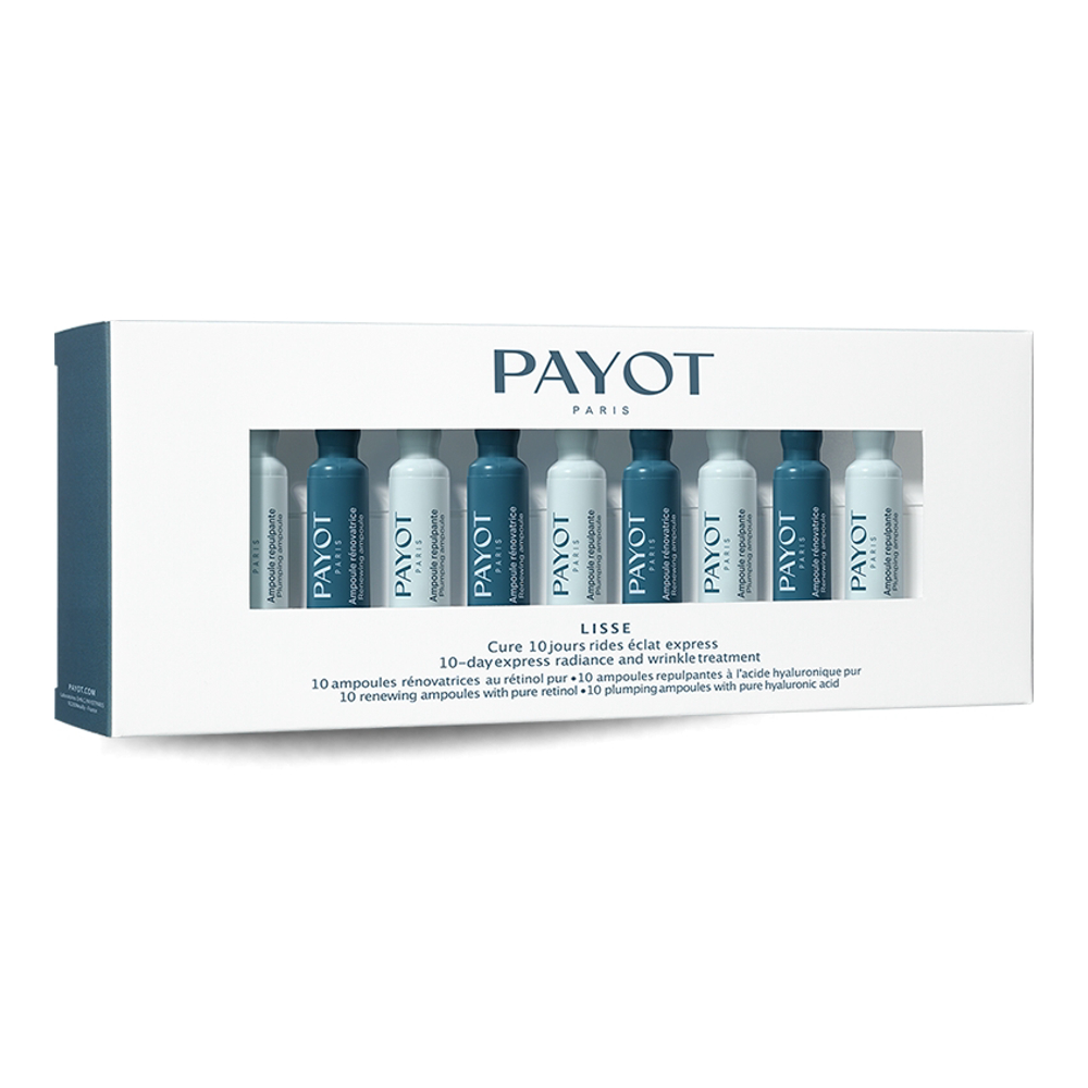 Ampoules anti-âge 'Lisse Cure 10 Jours Rides Éclat Express' - 20 Pièces, 1.5 ml