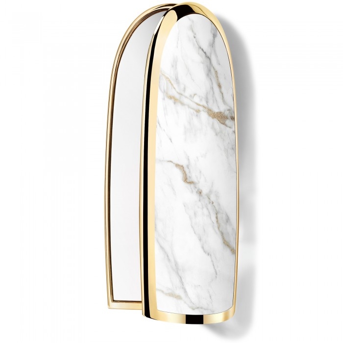 Etui rouge à lèvres + Miroir 'Rouge G' - Le Marbre