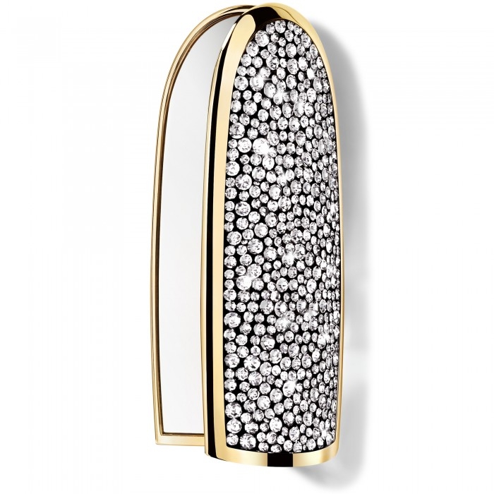 Etui rouge à lèvres + Miroir 'Rouge G' - Le Strassé