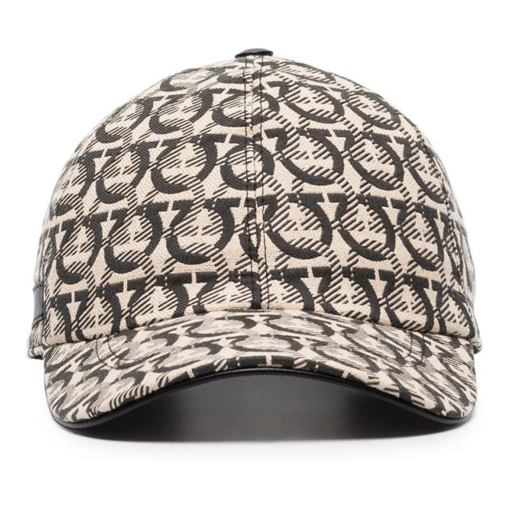 Casquette 'Interlocking Gancini Print' pour Hommes