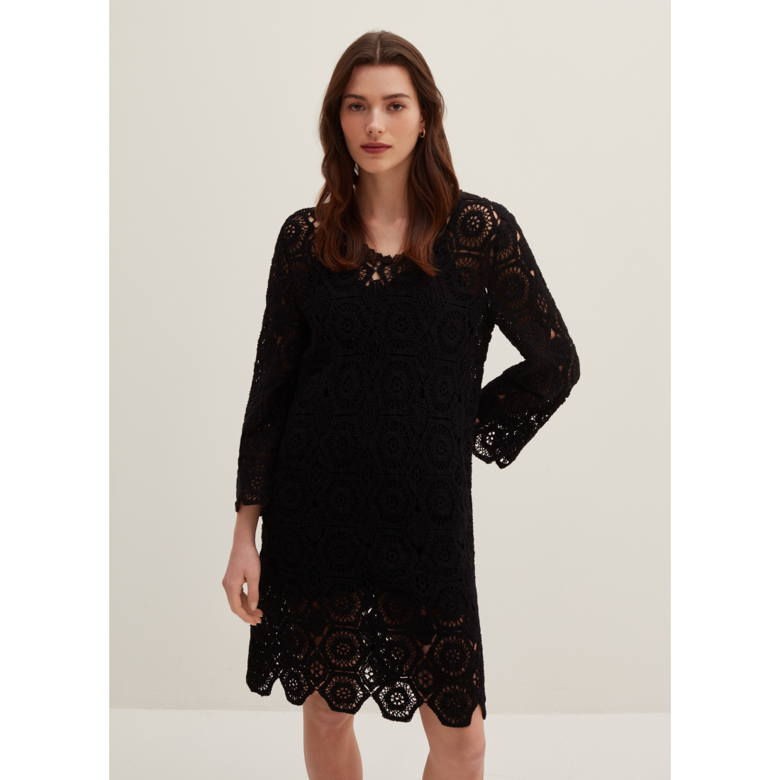 Kleid mit langen Ärmeln für Damen