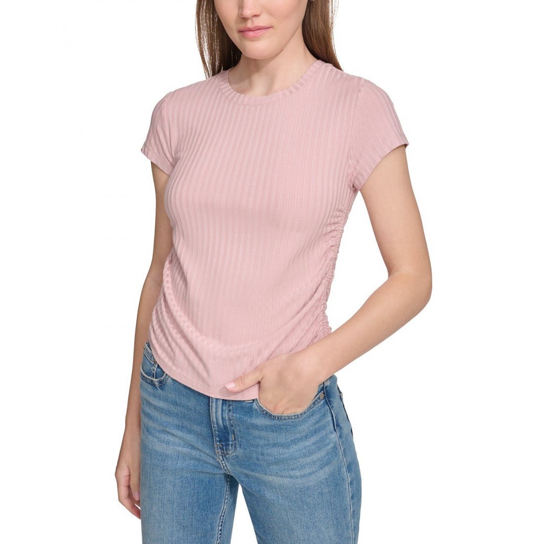 Women's 'Side-Ruched' Crop Top